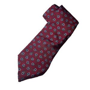 Christian Dior Geometric print tie
